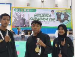 SMK Diponegoro Berjaya di Piala Wali Kota Surabaya : Tiga Pesilat Sabet Juara