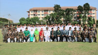 MWC NU Taman Hadiri Upacara HUT ke-80 RI, Teguhkan Semangat Nasionalisme
