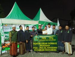 Tersentuh Duka Pesantren Al-Khoziny, FKK TPQ Kecamatan Sidoarjo Serahkan Donasi Rp18,2 Juta Lewat NU Care-LAZISNU