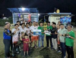 Ansor Sidoarjo Barat Jalin Silaturrahmi Lewat Turnamen Sepak Bola